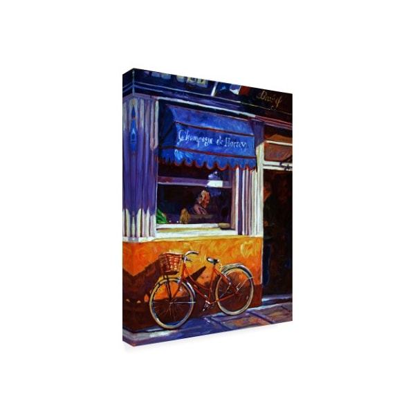 David Lloyd Glover 'The Red Bicycle' Canvas Art,14x19